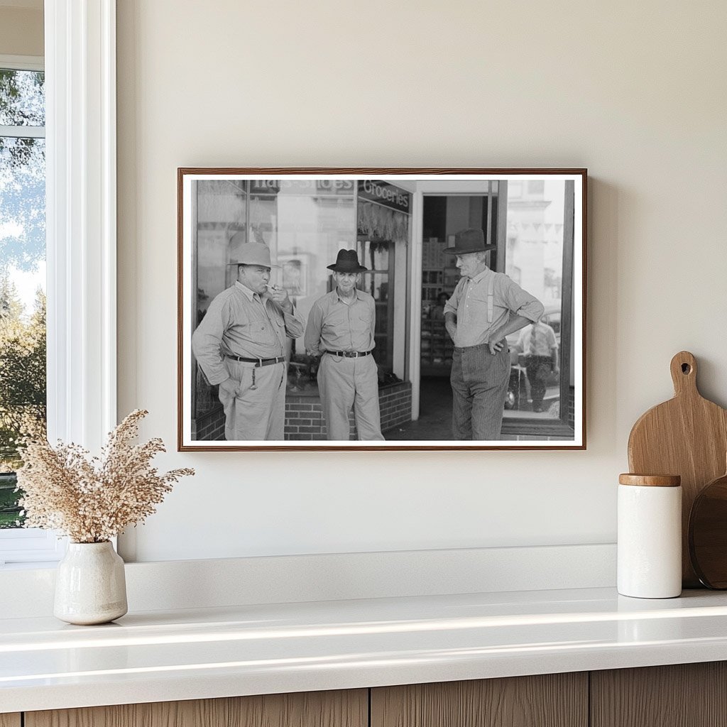 Farmers at Store in Crowley Louisiana October 1938 - Available at KNOWOL