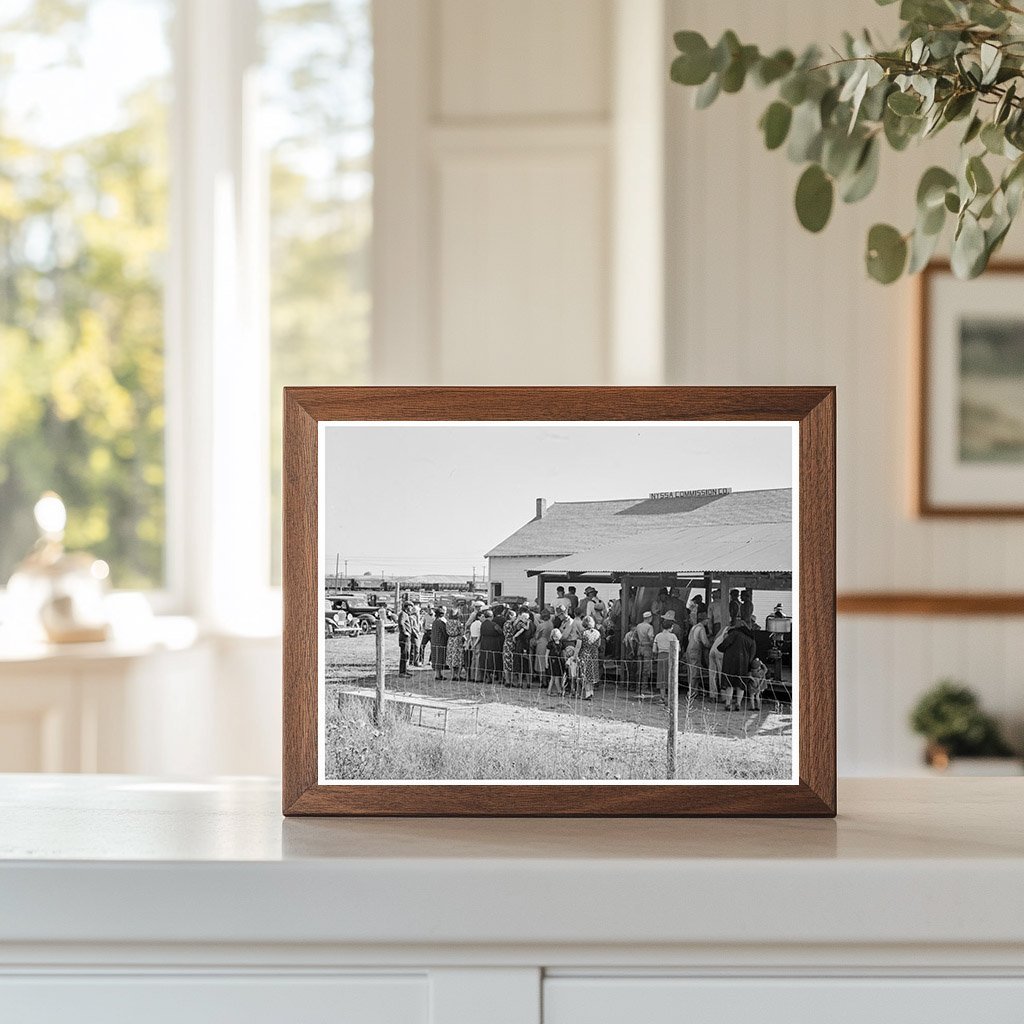 Farmers Auction in Nyssa Oregon October 1939 - Available at KNOWOL