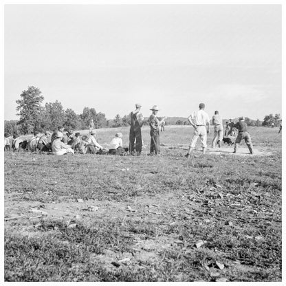 Farmers Baseball Game in Mountain Home Arkansas 1938 - Available at KNOWOL