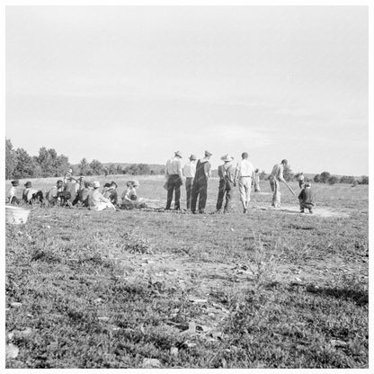 Farmers Baseball Game Mountain Home Arkansas August 1938 - Available at KNOWOL