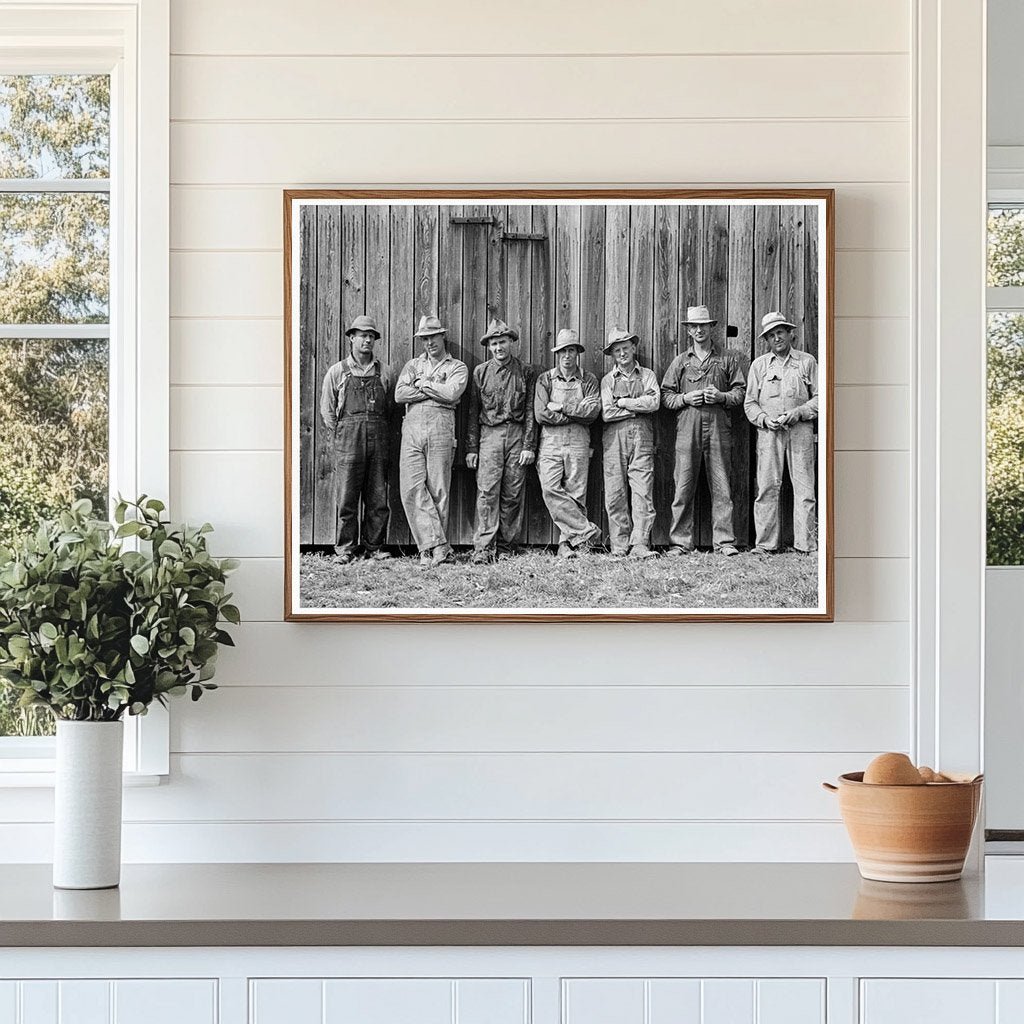 Farmers Gather for Dinner on Miller Farm Oregon 1939 - Available at KNOWOL