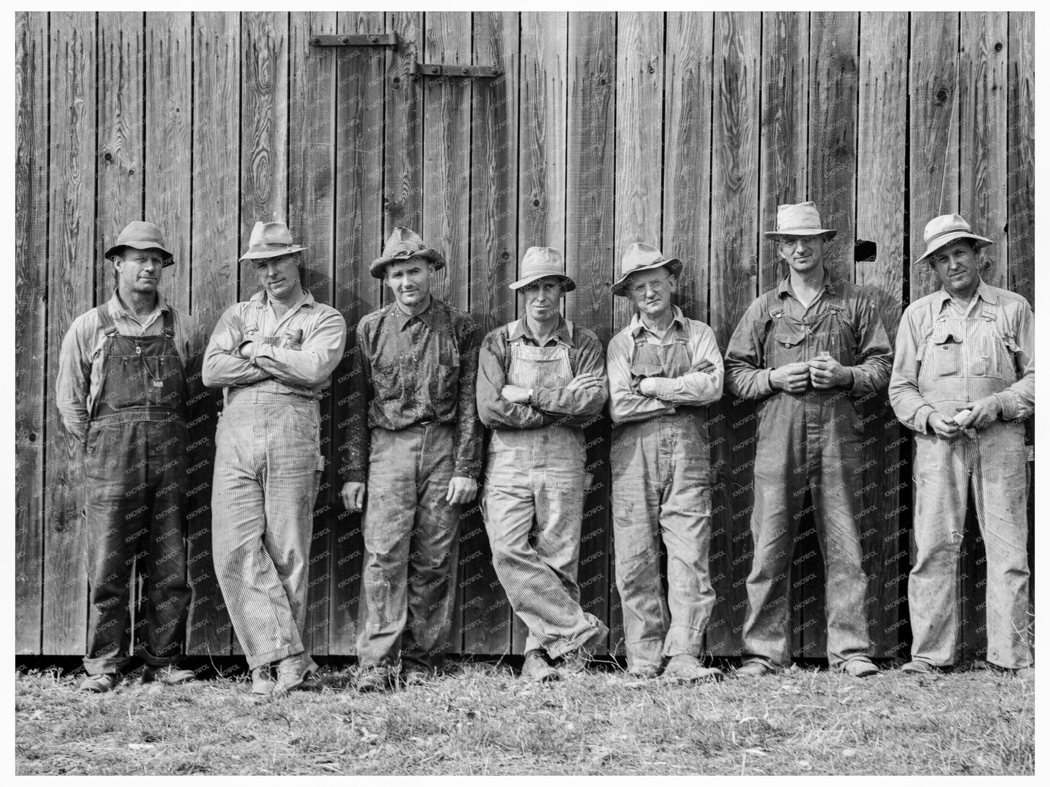 Farmers Gather for Dinner on Miller Farm Oregon 1939 - Available at KNOWOL