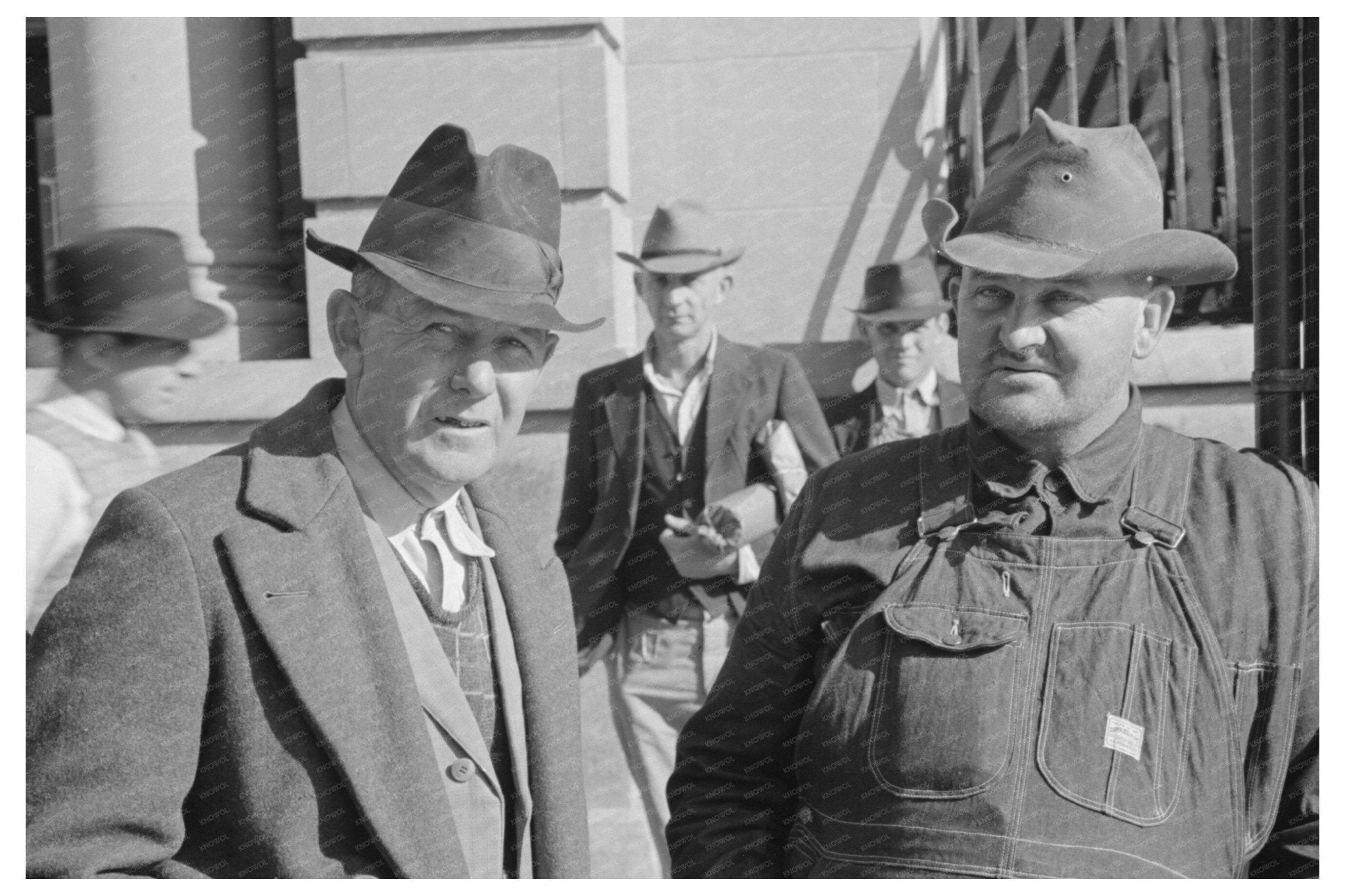 Farmers Gather in Laurel Mississippi January 1939 - Available at KNOWOL