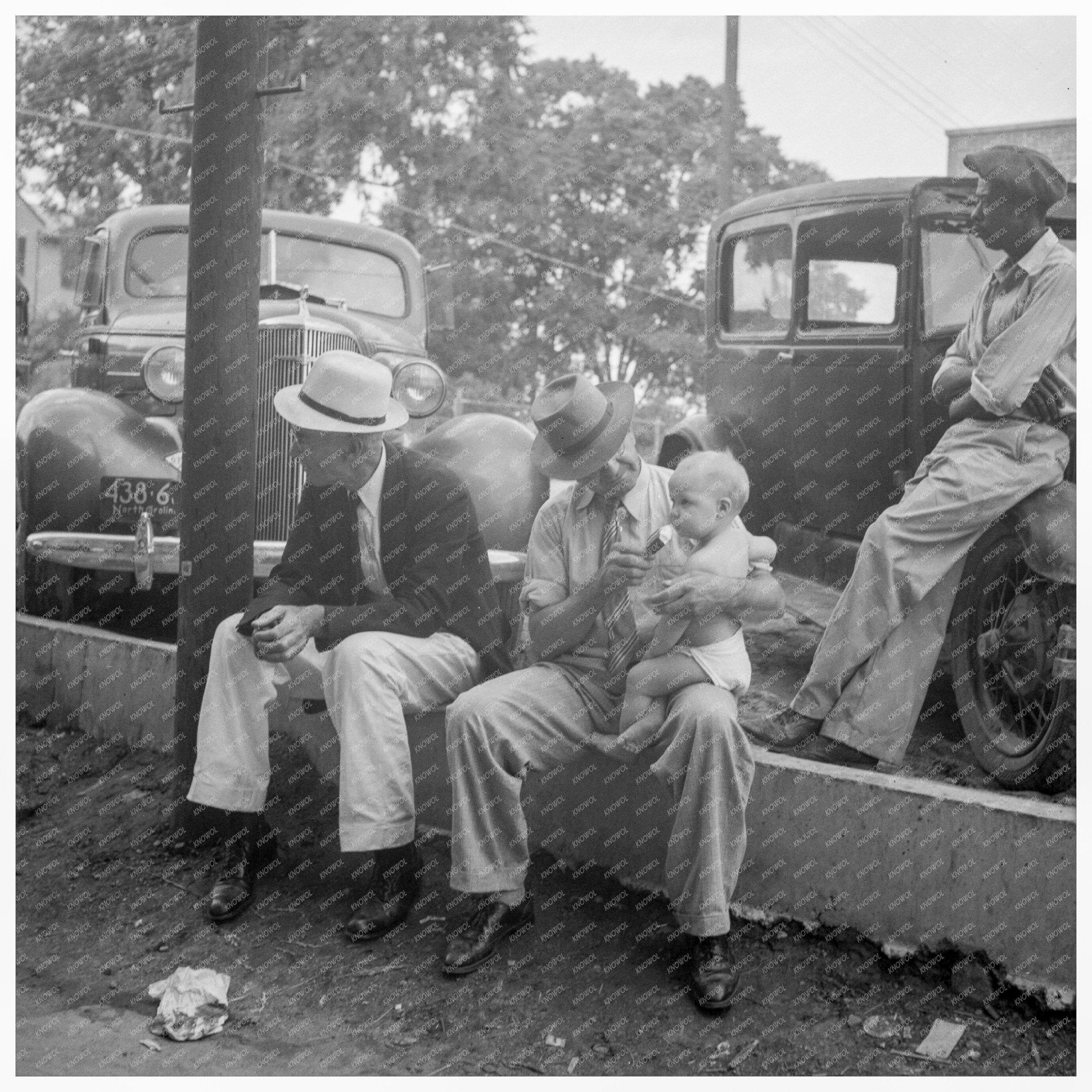 Farmers Gather in Pittsboro North Carolina July 1939 - Available at KNOWOL