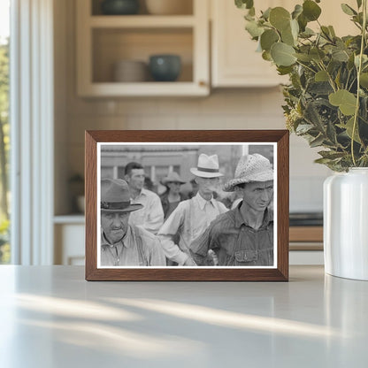 Farmers in Caruthersville Missouri August 1938 Vintage Photo - Available at KNOWOL