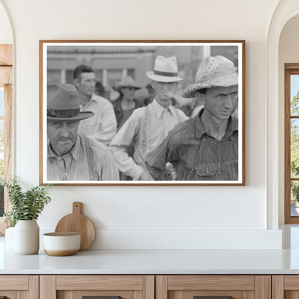 Farmers in Caruthersville Missouri August 1938 Vintage Photo - Available at KNOWOL