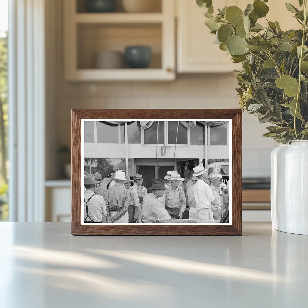 Farmers in Steele Missouri August 1938 Vintage Photo - Available at KNOWOL