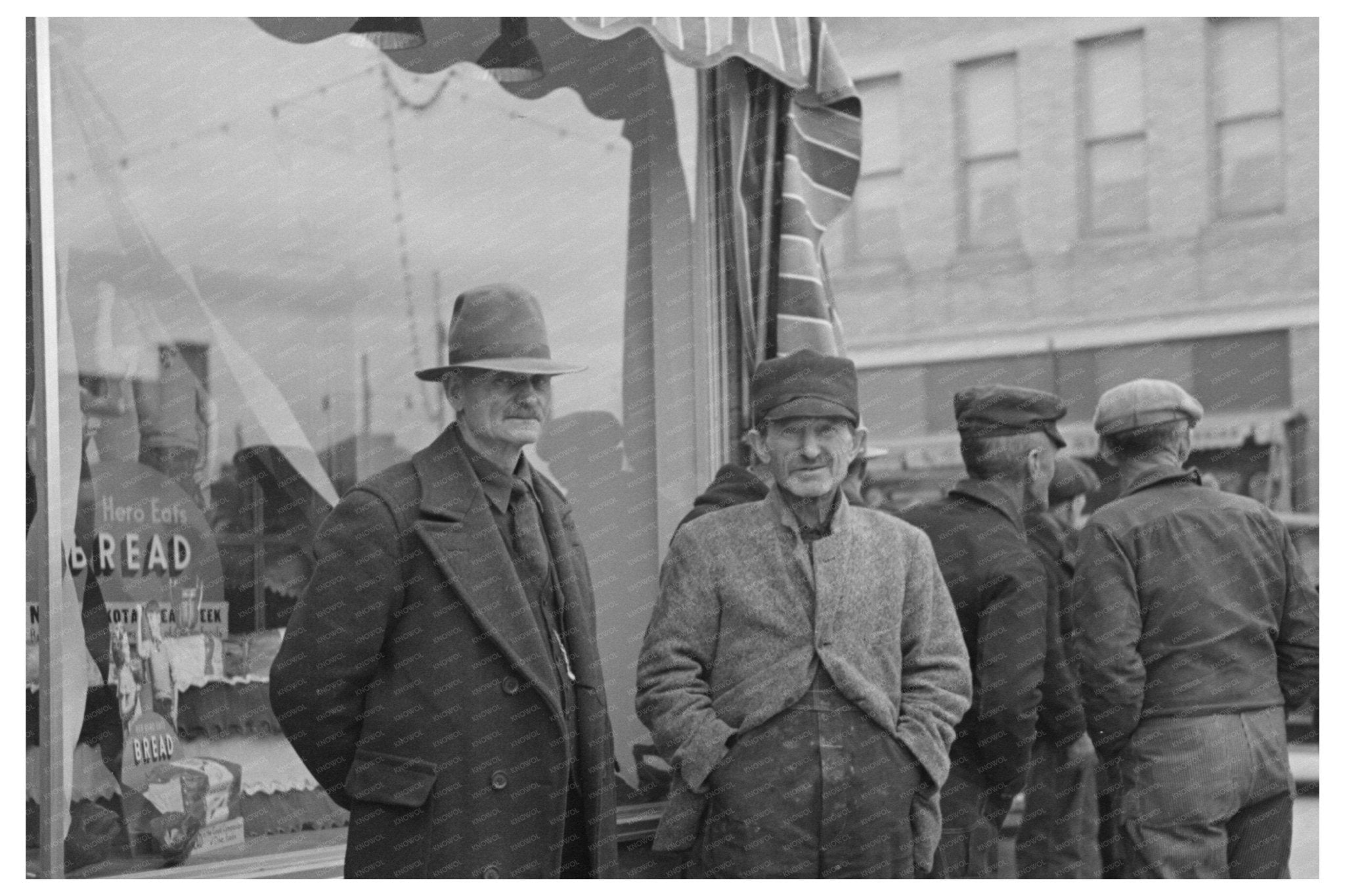 Farmers in Town Activities Williston North Dakota 1937 - Available at KNOWOL