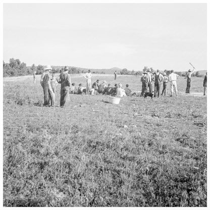 Farmers Playing Baseball in Arkansas August 1938 - Available at KNOWOL