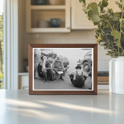 Farmers Relax in Steele Missouri August 1938 Vintage Photo - Available at KNOWOL