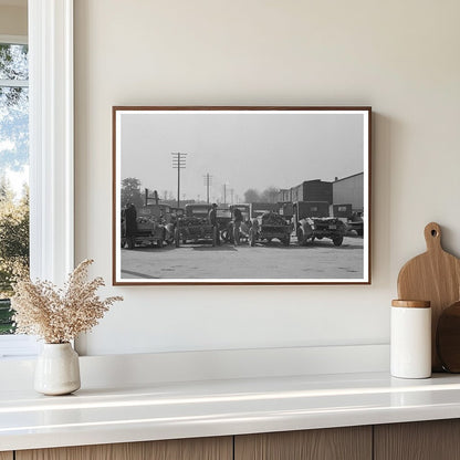 Farmers Transport Wood Trailers Laurel Mississippi January 1939 - Available at KNOWOL