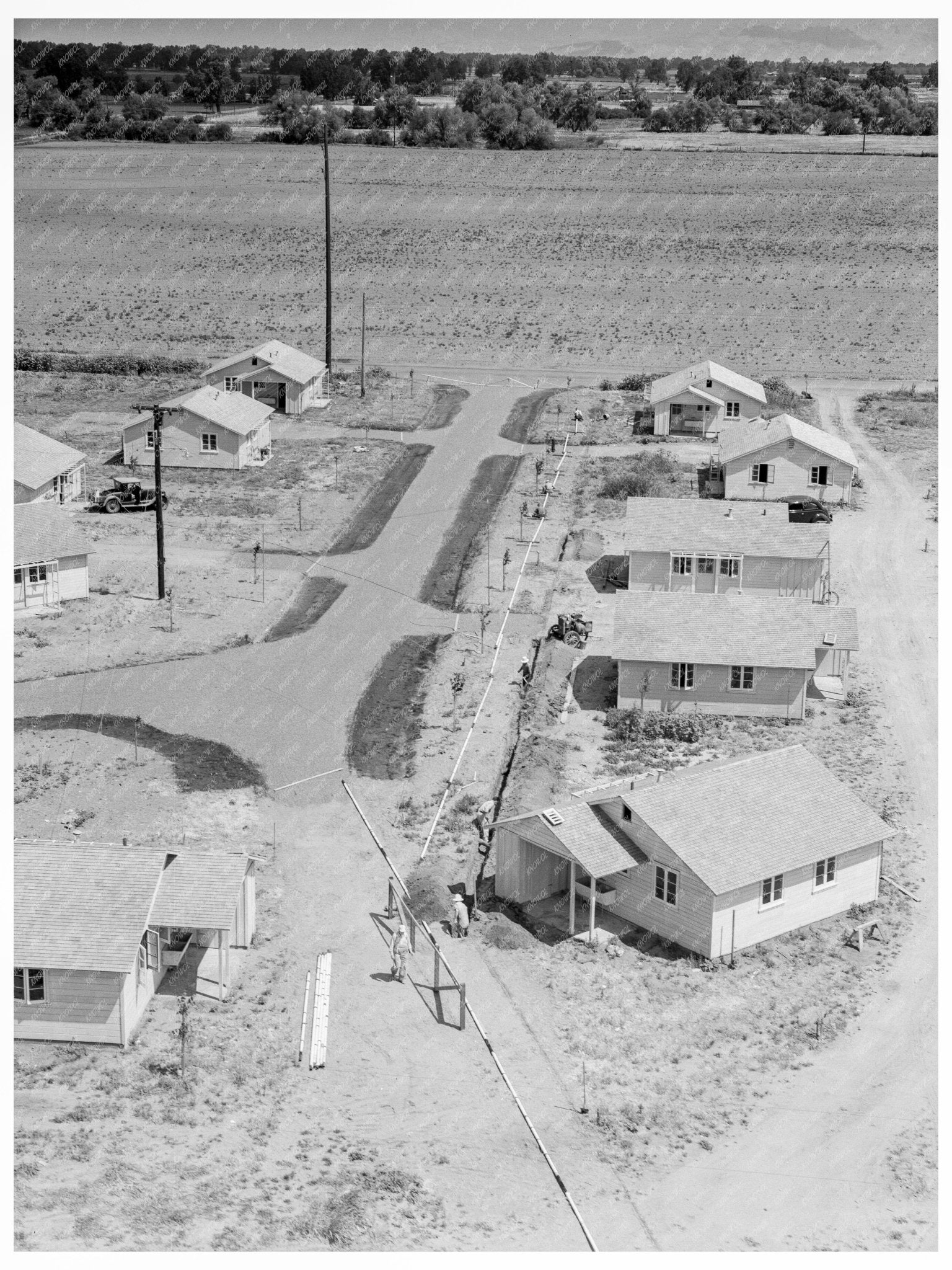 Farmersville Agricultural Workers Homes May 1939 - Available at KNOWOL