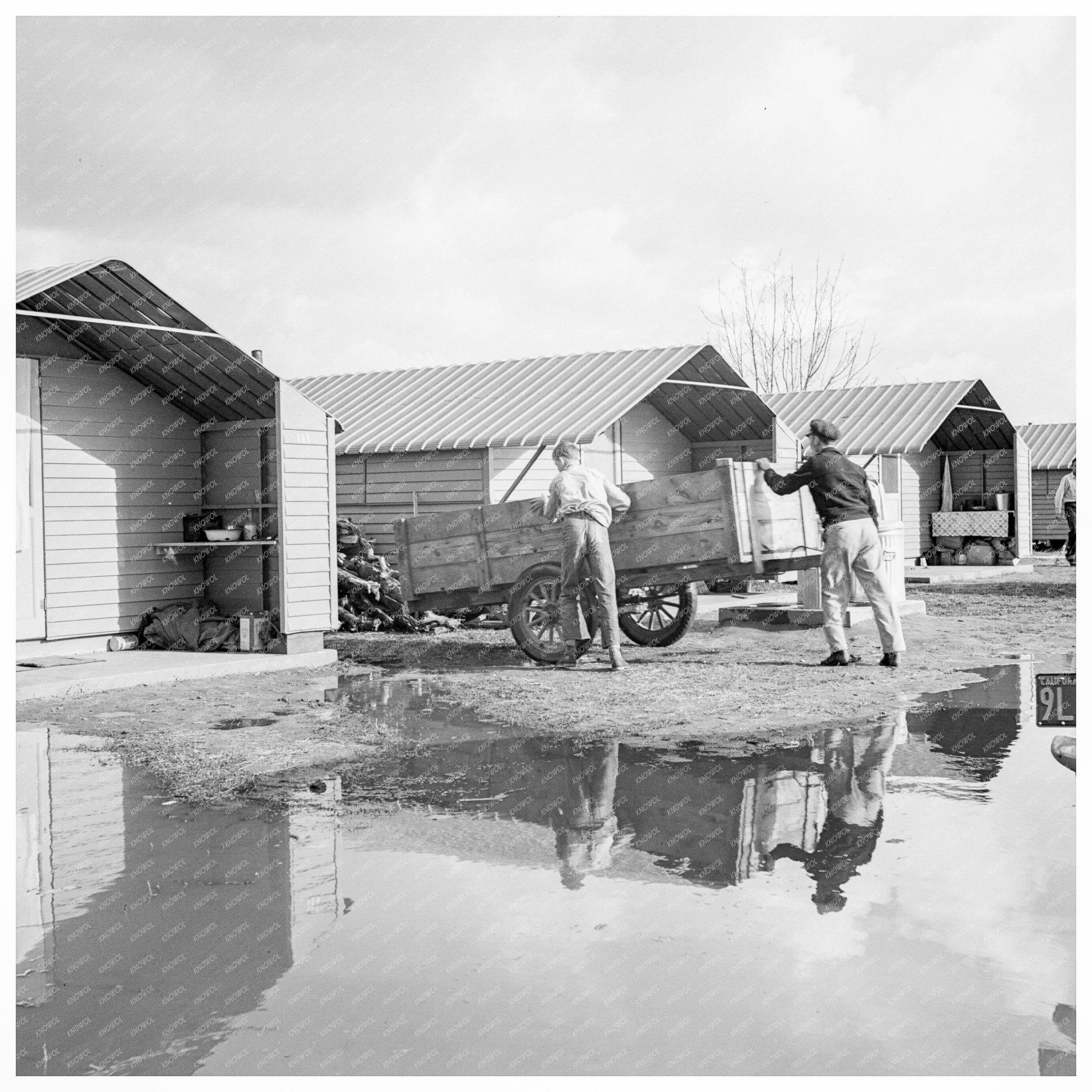 Farmersville California Migrant Camp February 1939 - Available at KNOWOL