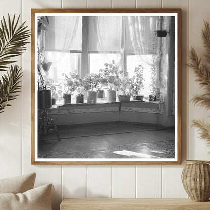 Farmhouse Living Room Window Mercer County Illinois 1936 - Available at KNOWOL