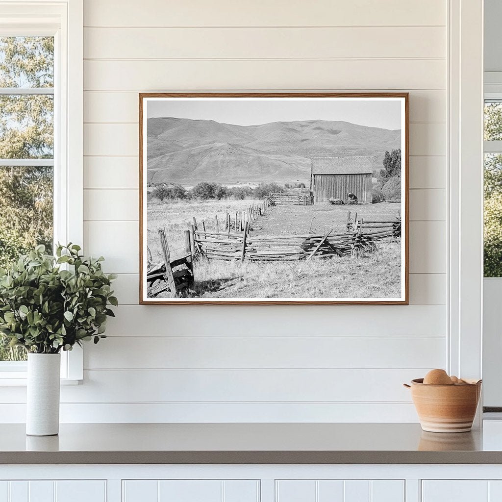 Farmyard in Squaw Creek Valley Idaho 1939 - Available at KNOWOL