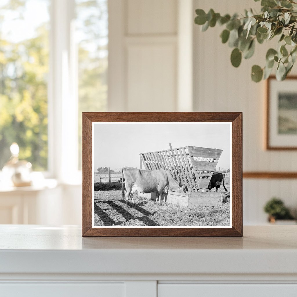 Farmyard Scene in Tulare County California 1938 - Available at KNOWOL