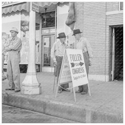 Fayetteville Arkansas Town Square August 1938 - Available at KNOWOL