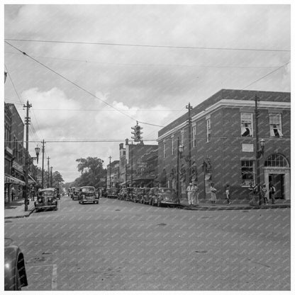 Fayetteville Street Siler City NC July 1939 Vintage Photo - Available at KNOWOL