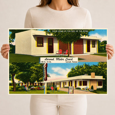 Larned, KS: Larned Motor Court, 135 E. 14th St.