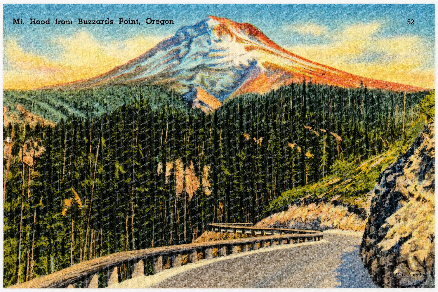 Hood, Mount, OR: Mt. Hood from Buzzards Point