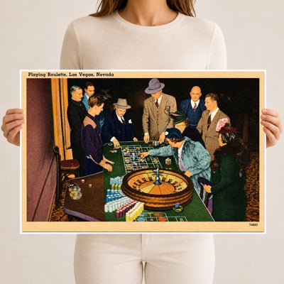 Las Vegas, NV: Playing roulette
