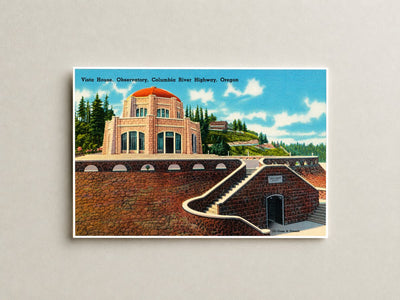Corbett, OR: Vista House. Observatory, Columbia River Highway