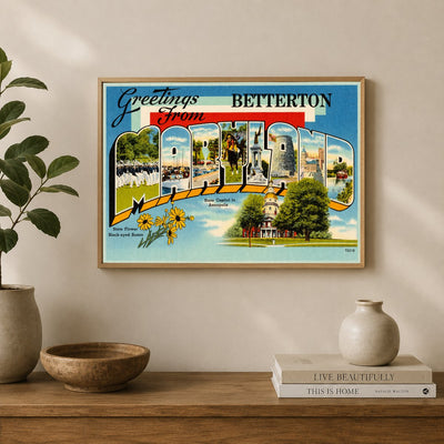 Greetings from Betterton, Maryland — Vintage Maryland Postcard