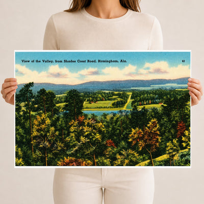 Birmingham, AL: View of the Valley, from Shades Crest Road