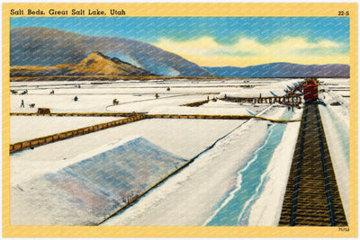 Great Salt Lake, UT: Salt beds
