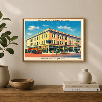 Minneapolis, MN: Hotel Camfield, Minneapolis, Minn. Marquette Ave., at Eighth Street