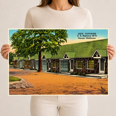 Durant, OK: Lee's Cottages, U.S. Highway 69 - 75
