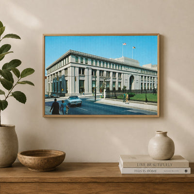 Enoch Pratt Free Library, Baltimore, Maryland — Vintage Maryland Postcard