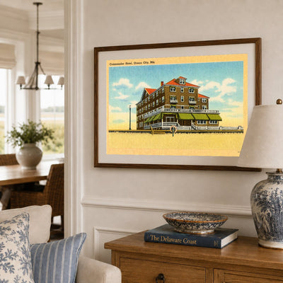 Commander Hotel, Ocean City, MD — Vintage Maryland Postcard