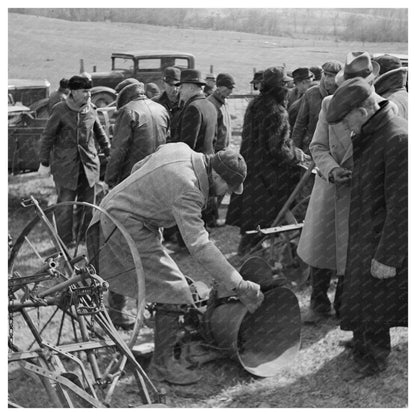 Feed Grinder at Frank Sheroan Sale Montmorenci Indiana 1937 - Available at KNOWOL