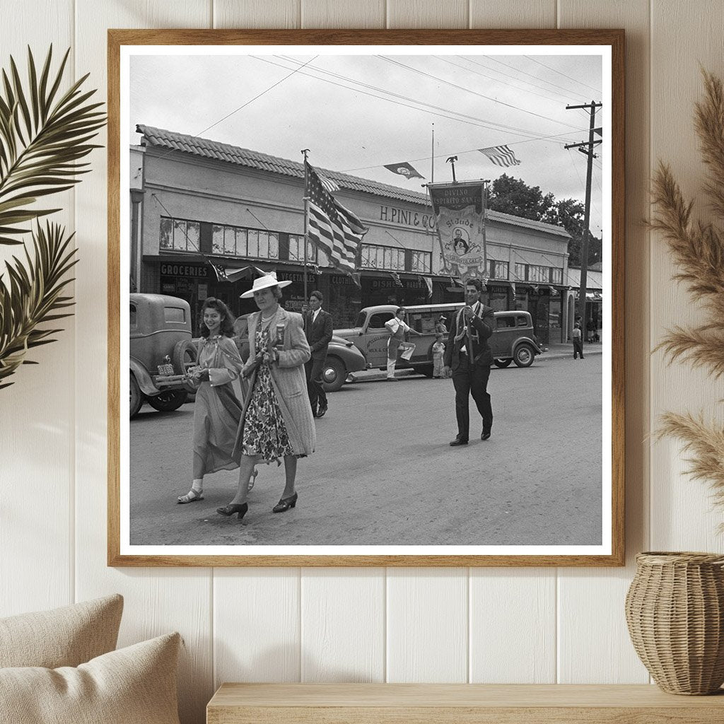 Festival of the Holy Ghost Parade Novato California 1942 - Available at KNOWOL