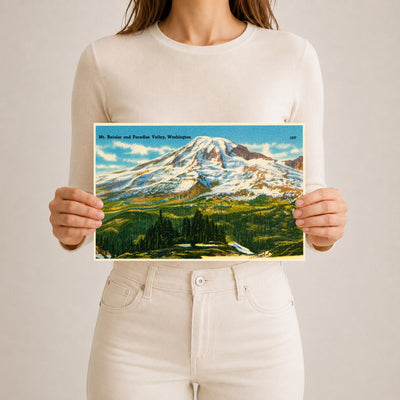 Paradise Valley, WA: Mt. Rainier and Paradise Valley