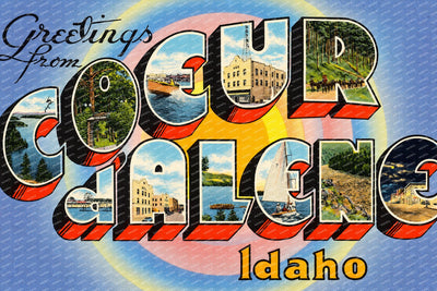 Coeur d'Alene, ID: Greetings from Coeur d'Alene