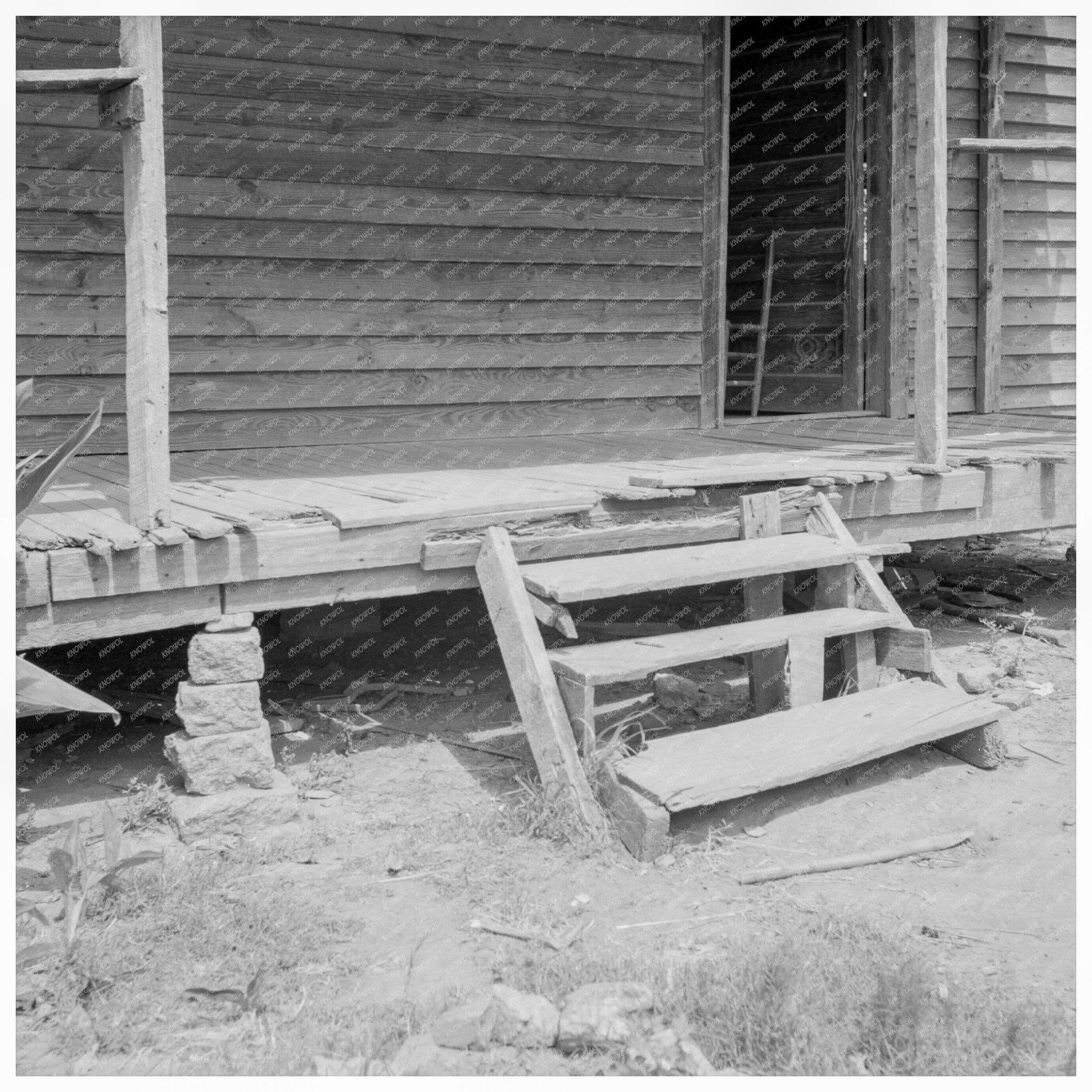 Fieldhands Home Greene County Georgia July 1937 - Available at KNOWOL