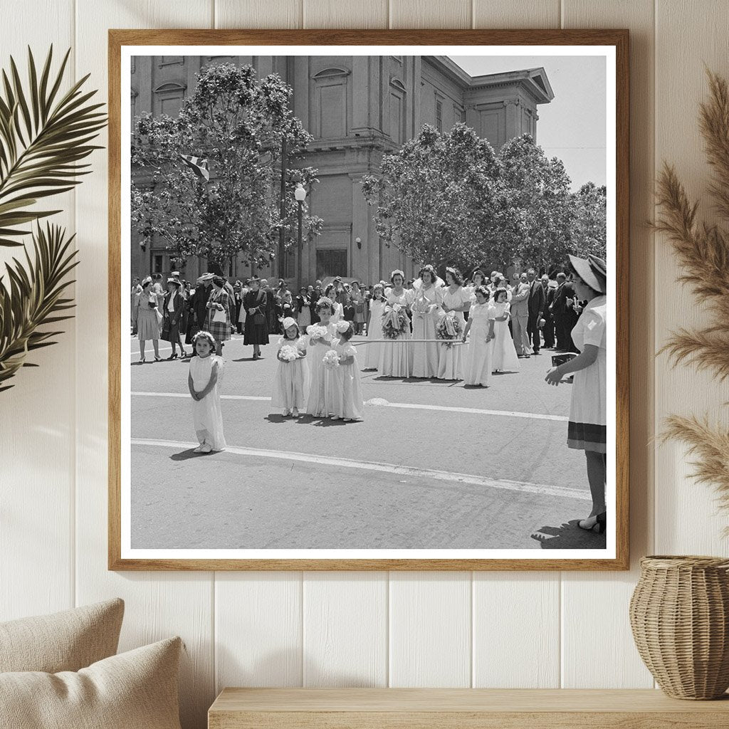 Fiesta of the Holy Ghost Parade Santa Clara 1942 - Available at KNOWOL