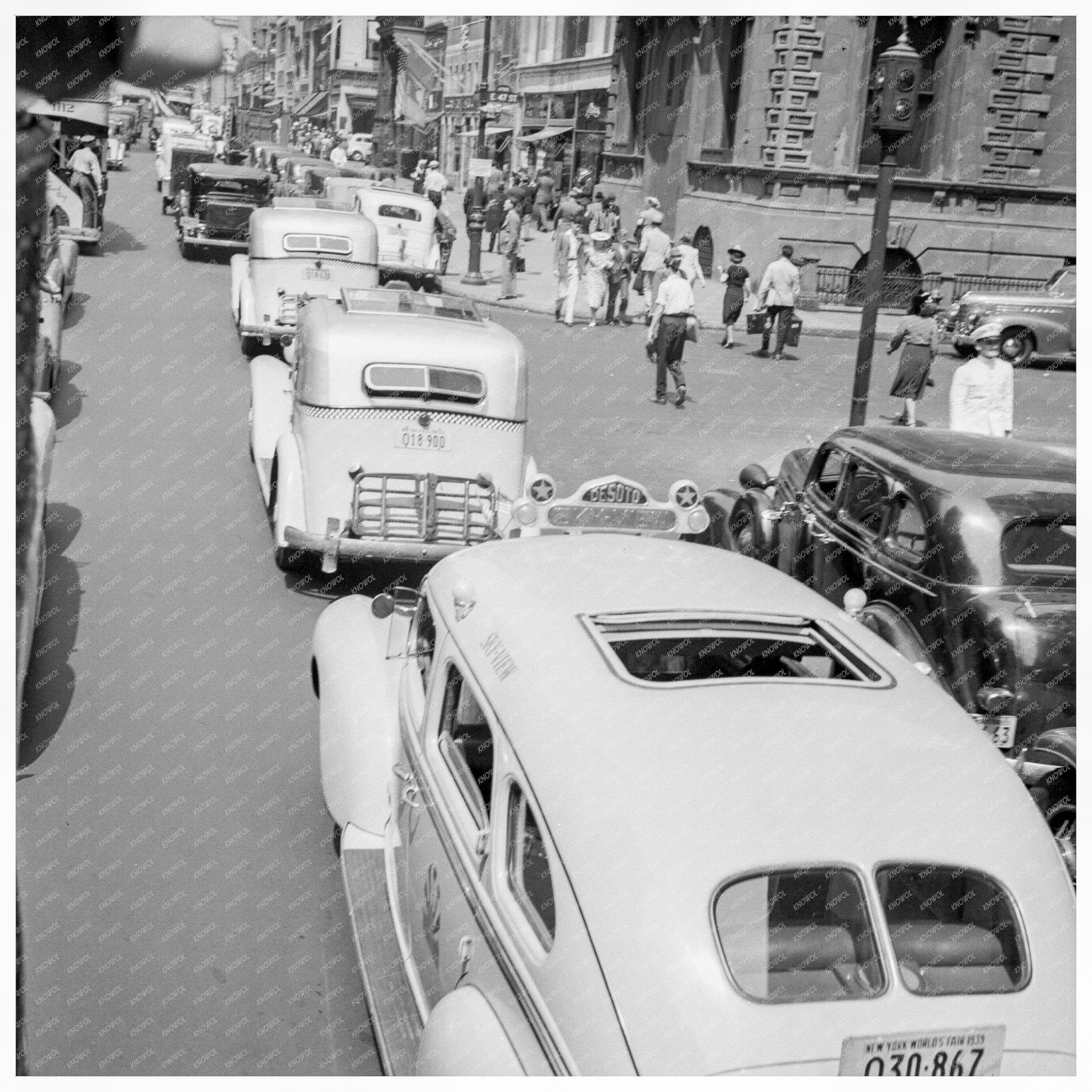 Fifth Avenue New York City July 1939 Vintage Photograph - Available at KNOWOL