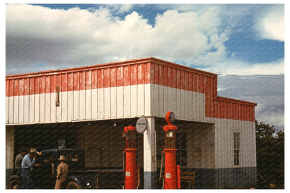 Filling Station and Garage in Pie Town New Mexico 1940 - Available at KNOWOL