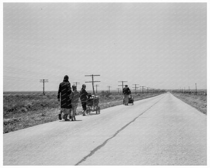 Flood Refugees in Hall County Texas June 1937 - Available at KNOWOL