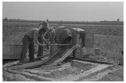 Food Storage and Foundation Pouring Southeast Missouri 1938 - Available at KNOWOL