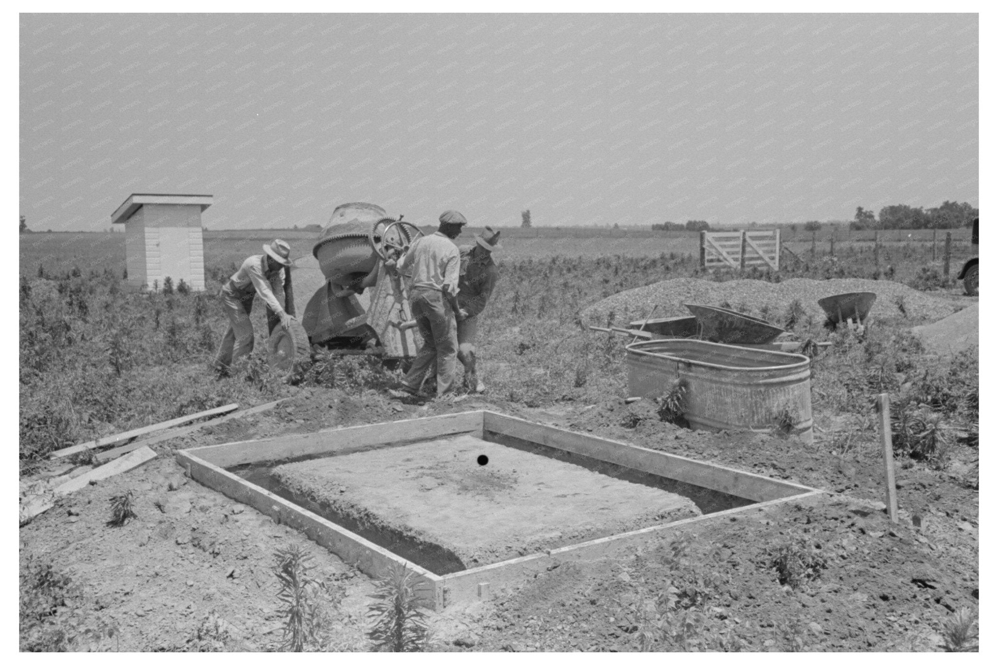 Food Storage Building Construction Southeast Missouri 1938 - Available at KNOWOL