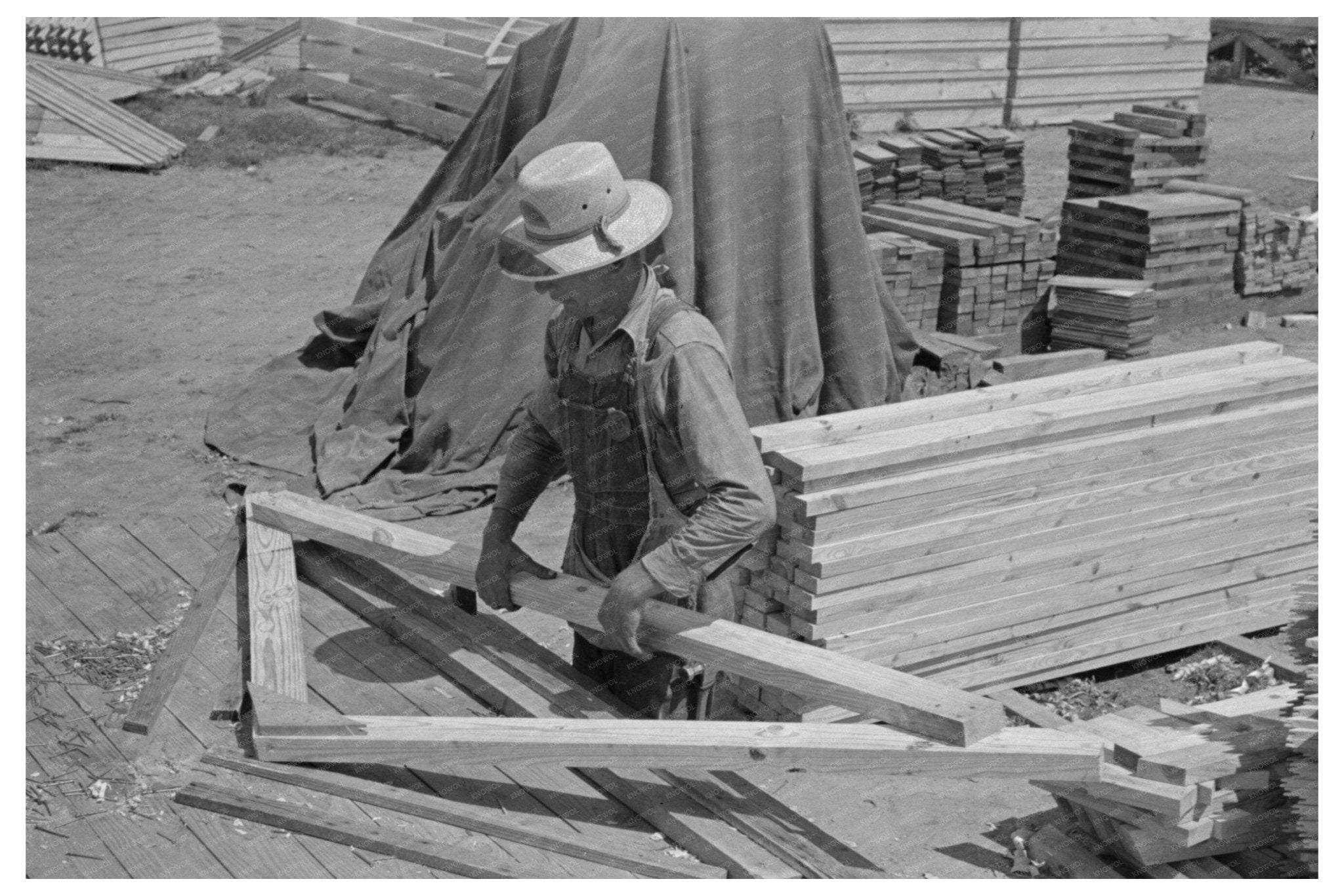 Food Storage Plant Construction Southeast Missouri 1938 - Available at KNOWOL