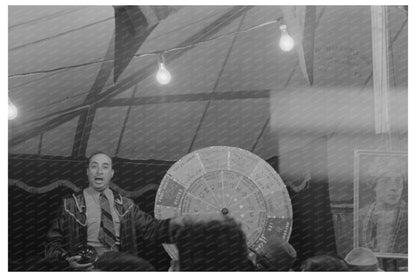 Fortune Teller at 1938 Louisiana State Fair Sideshow - Available at KNOWOL