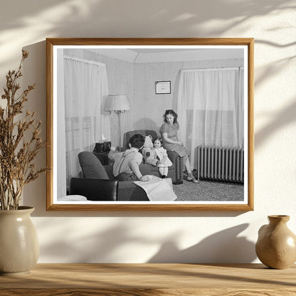 Fred Heath Family in 1942 Bantam Connecticut Apartment - Available at KNOWOL