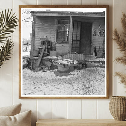 Fred Morgenflash Farmhouse Backyard Marseilles Illinois 1937 - Available at KNOWOL