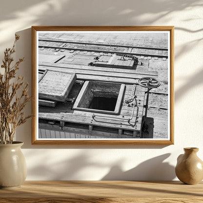 Freight Car at Potato Shed Tulelake California 1939 - Available at KNOWOL