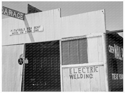 Fresno County Roadside Scene May 1939 Tool Rental Sign - Available at KNOWOL